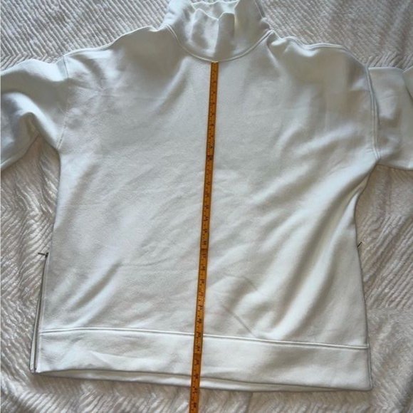 JoyLab XXL Ivory Plush Zip Pullover Sweatshirt – Cozy, Minimalist, & Chic, NWT - Picture 9 of 9